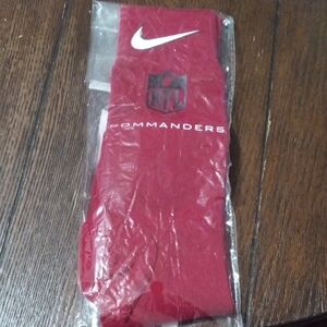 Custom Made Commanders Maroon Socks